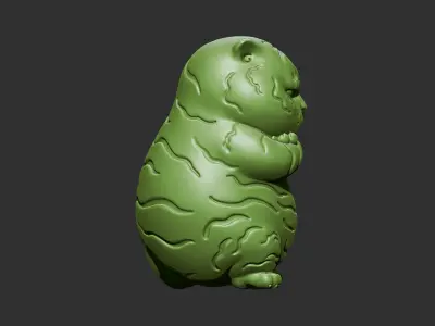 tiger angry 3D print model