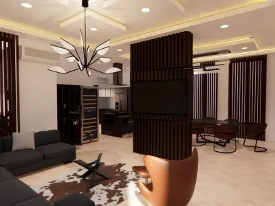 FIVE BEDROOM RESIDENTIAL HOUSE 3D model