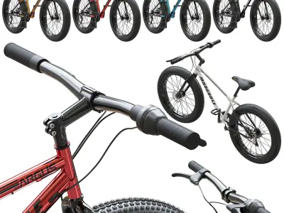 Mongoose Argus ST Mechanical Disc Brakes 3D model