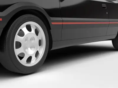 Peugeot 205 GTI 1 6 1992 3d model 3D model