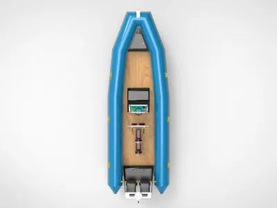 Rigid Inflatable Boat 3D model
