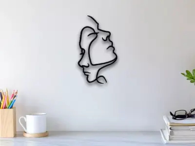 You And Me Wall Art 3D print model