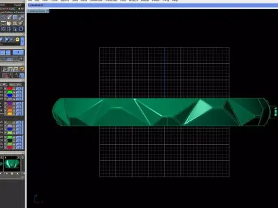 Luxury Geometric Bangle Bracelet 3D print model