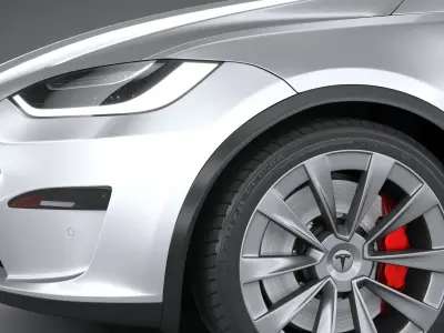 Tesla Model X 2021 3D model