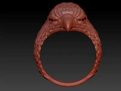Eagle ring US Ring  3D print model