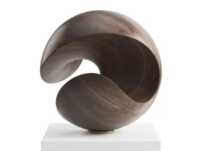 Abstract sculpture by Vlastimil Beranek 3D model