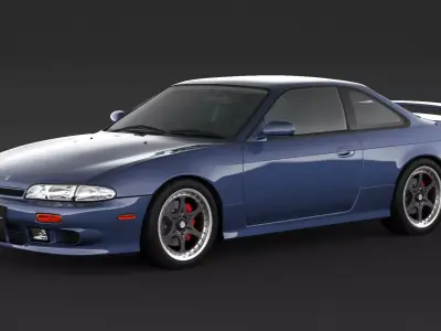 Nissan Silvia S14 3D model