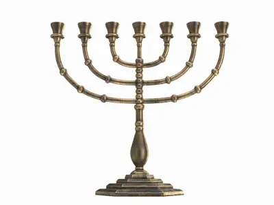Menorah 3D model