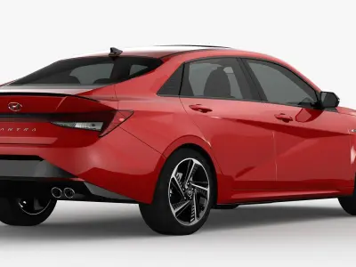 Hyundai Elantra N Line 2021 3D model