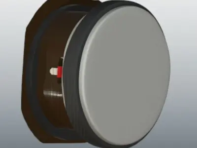 Alphasonik ABT22 Dynamis Series Tweeter - High Poly Free 3D model