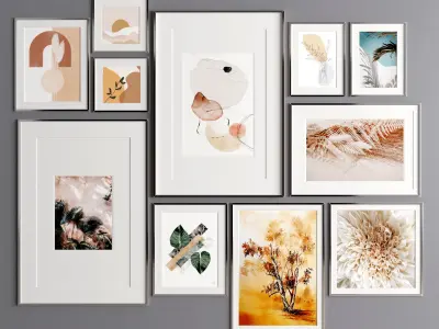 Art Frame 309 Low-poly 3D model