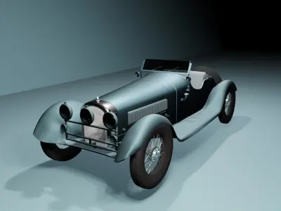 Vintage Car  3D model