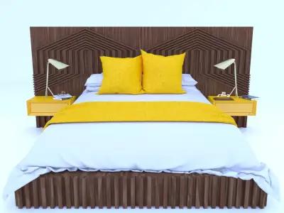 STM-D BED model CCC Low-poly 3D model