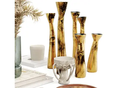 Decorative set 001 3D model