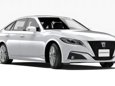 Toyota Crown 2019 3D model