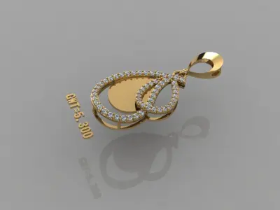 FASHION  PENDANT 3D model buy