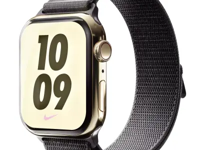 Apple Watch Series 9 Nike Sport Loop Black 3D model