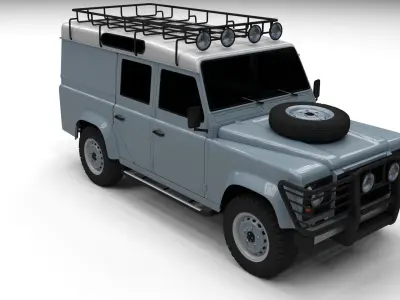 Land Rover Defender 110 Utility Station Wagon 3D model