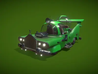 Homer Car Low-poly 3D model