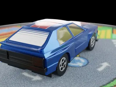 Audi Quattro Matchbox  3D model