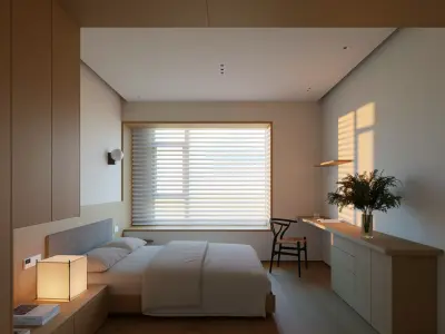 Bedroom interior scenes 3D model get