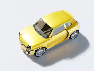 Renault 5 Maxi - concept 3D model