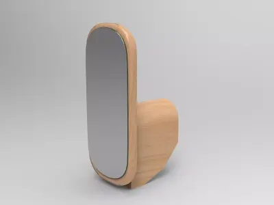 Rory Table Mirror Low-poly 3D model