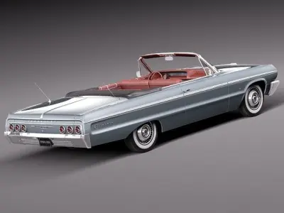 Chevrolet Impala Convertible CG 1964 3D model