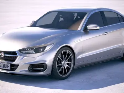 Generic Sedan 2018 3D model