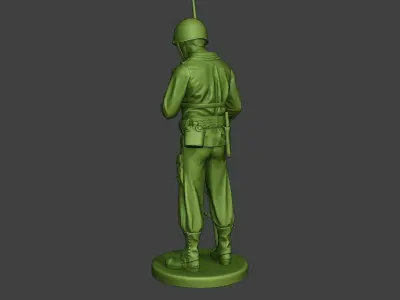 American engineer soldier ww2 Talk Radio A9 3D print model