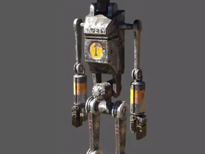 STAR WARS Pit Droid Low-poly 3D model