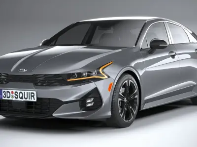 Kia K5 2021 3D model
