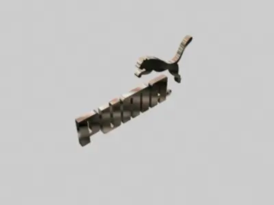 PUMA LOGO 3D model