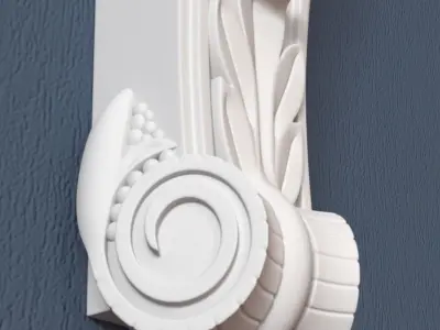 Decorative Corbel 3D model 13
