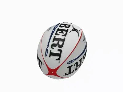 Rugby Ball Low-poly 3D model