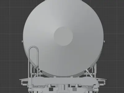 H0 1-87 scale Zacens 78 tank car 3D print model