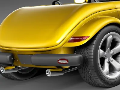 Plymouth Prowler stock 1997-2002 3D model