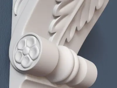 Decorative Corbel 3D model 2