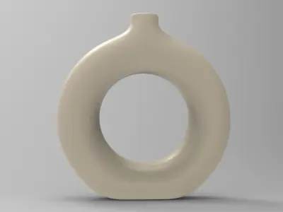 Thorus Vase Low-poly 3D model