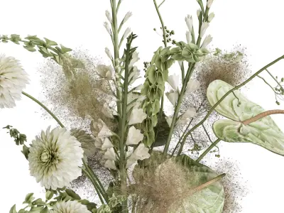 Flower In Vase 115 3D model