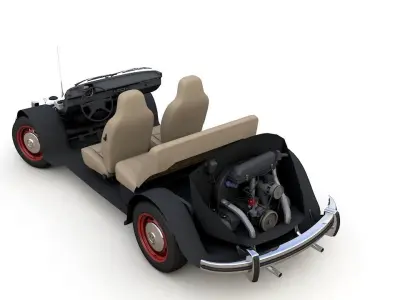 Volkswagen Super Beetle 1972 3D model