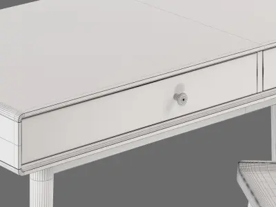 La Redoute Interieurs Miji 2 Drawer Desk 3D model