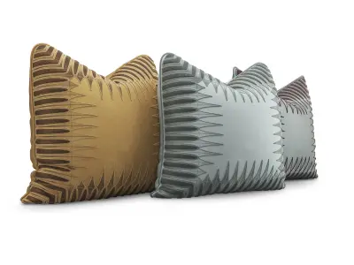 Decorative Cushions Set 1 3D model