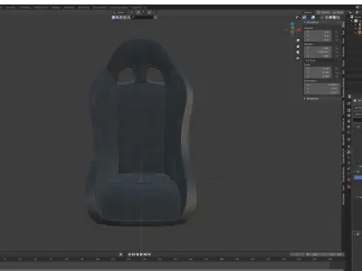 Sport seat 3D model