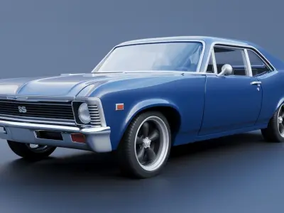 Chevrolet Nova SS 1969  3D print model