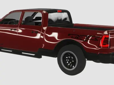 Dodge RAM  TRX 2021 Low-poly 3D model