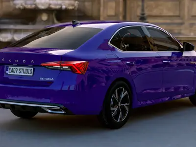 2023 Skoda Octavia Pro 3D model