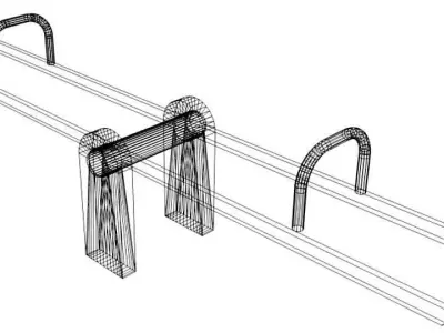 Playground Element - See-Saw 3D model