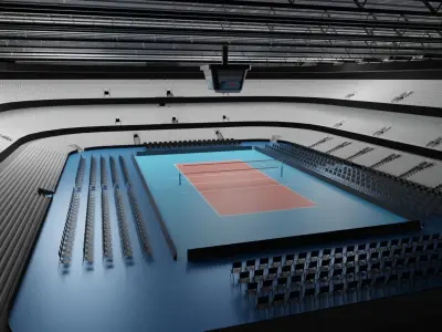 Volleyball Stadium 3D model