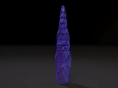 Christmas tree decor icicle 3D print model